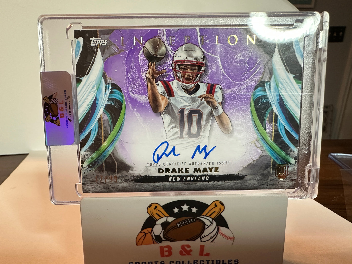 2024 Topps Inception Drake Maye Rookie Auto 17/99