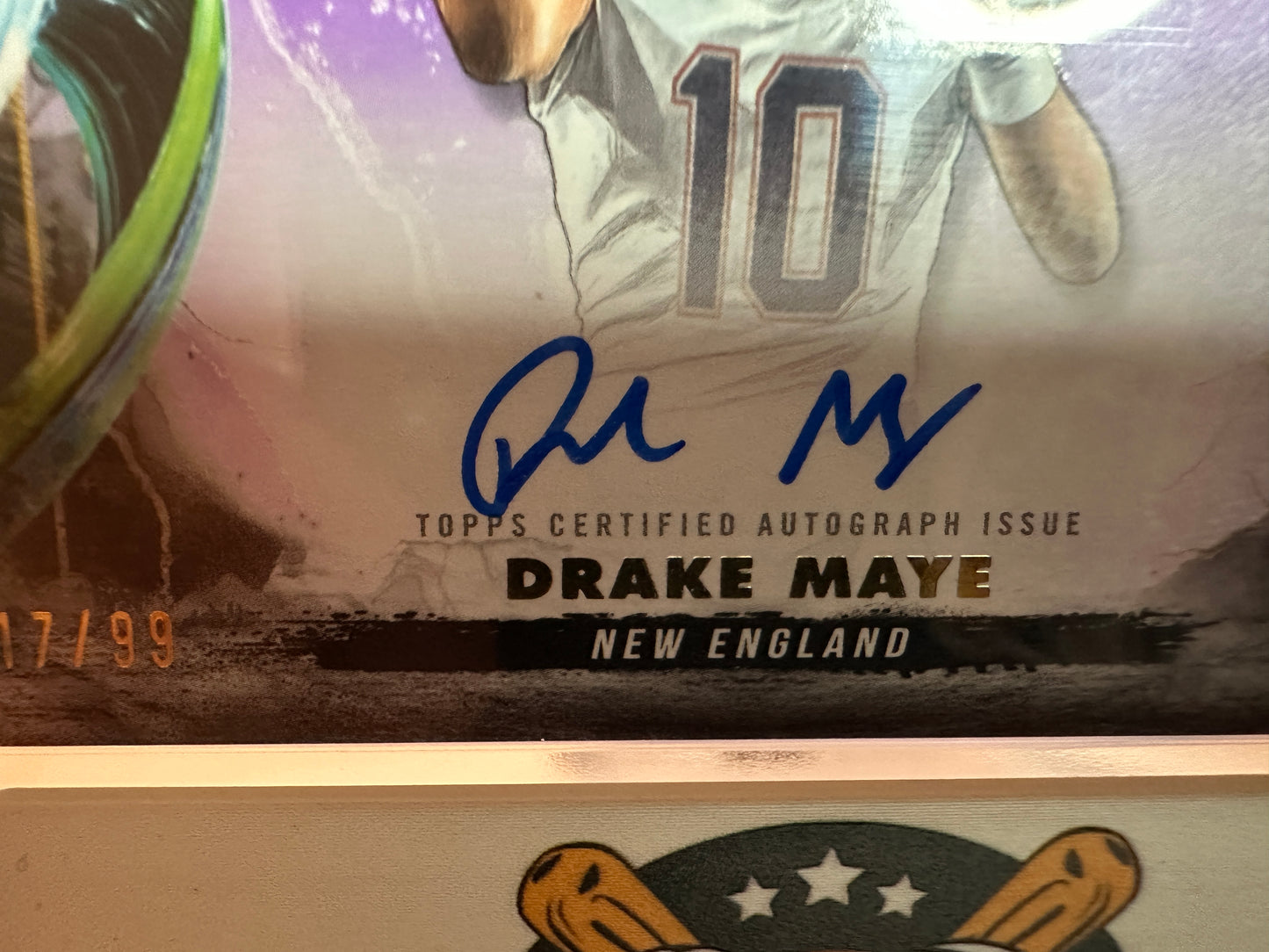 2024 Topps Inception Drake Maye Rookie Auto 17/99