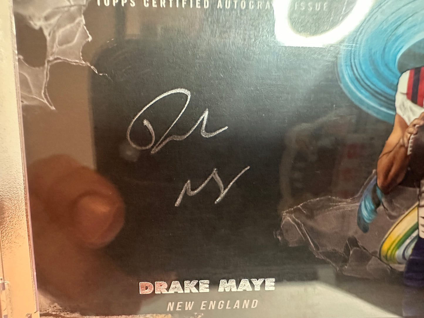 2024 Topps inception silver signing - Drake Maye AUTO 04/50!