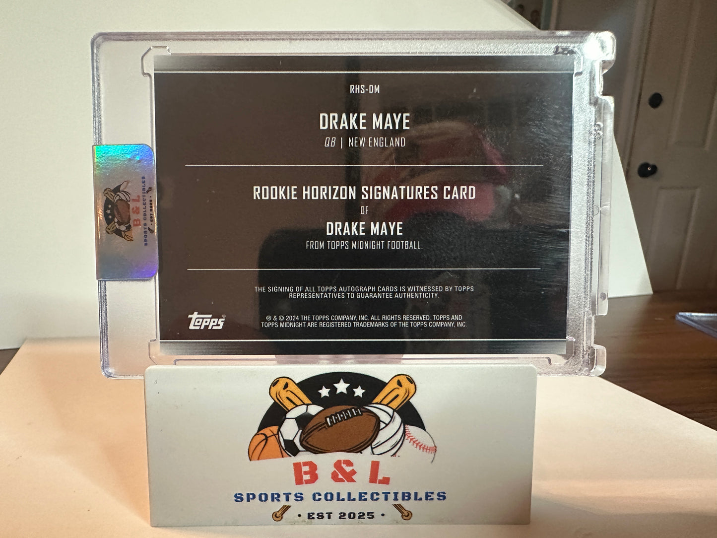 2024 Drake Maye Topps Inception Midnight Rookie AUTO 11/12! π³π₯