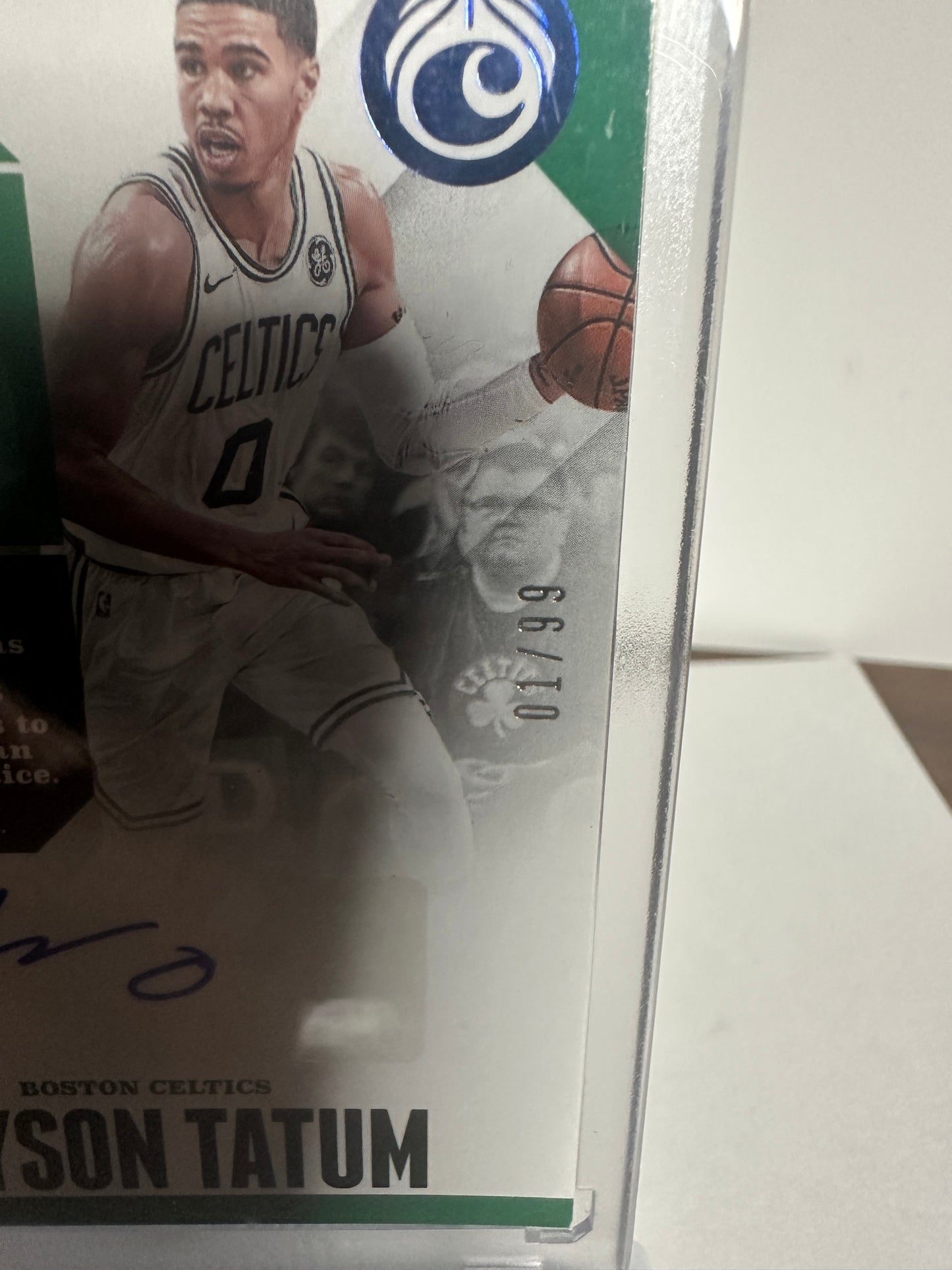 2018 Panini Chronicles Jayson Tatum Auto Numbered 1/99! First on Print!
