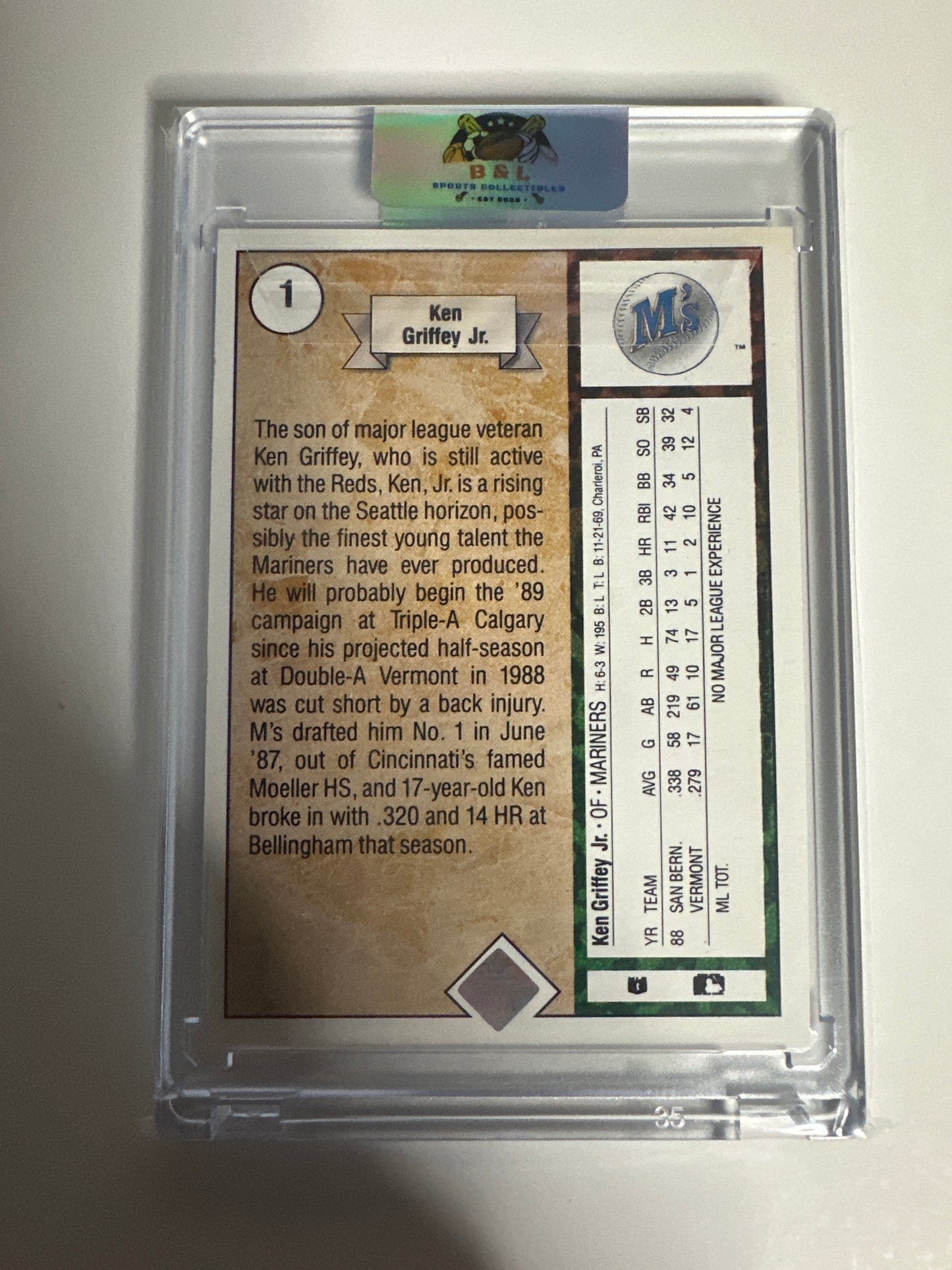 1989 Upper Deck Ken Griffey Jr ROOKIE 🔥🔥
