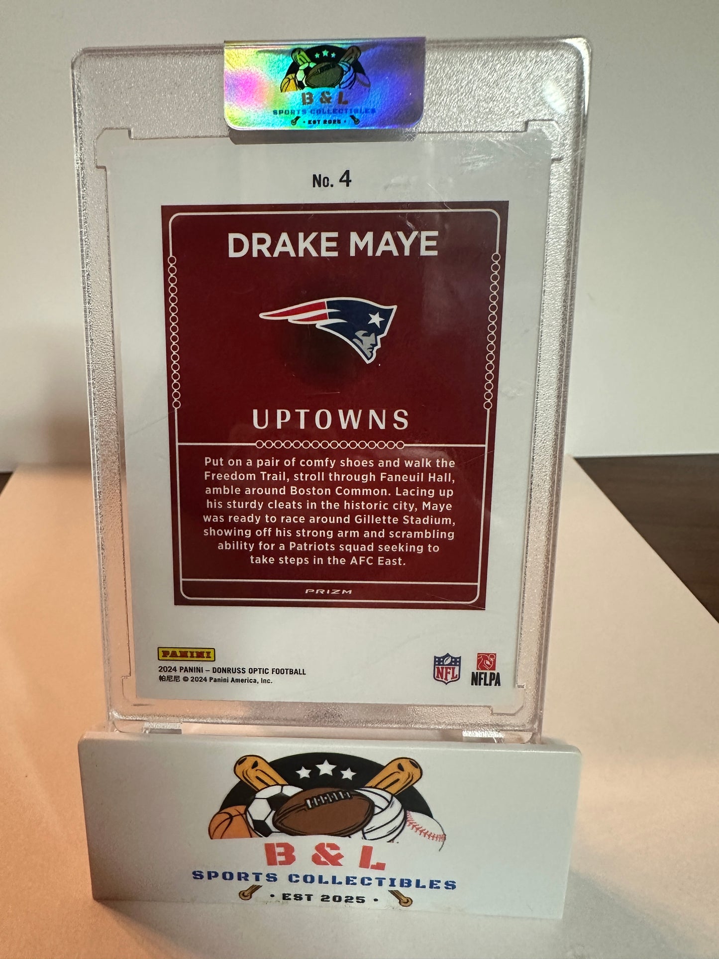 2024 Donruss Optic Drake Maye Uptowns