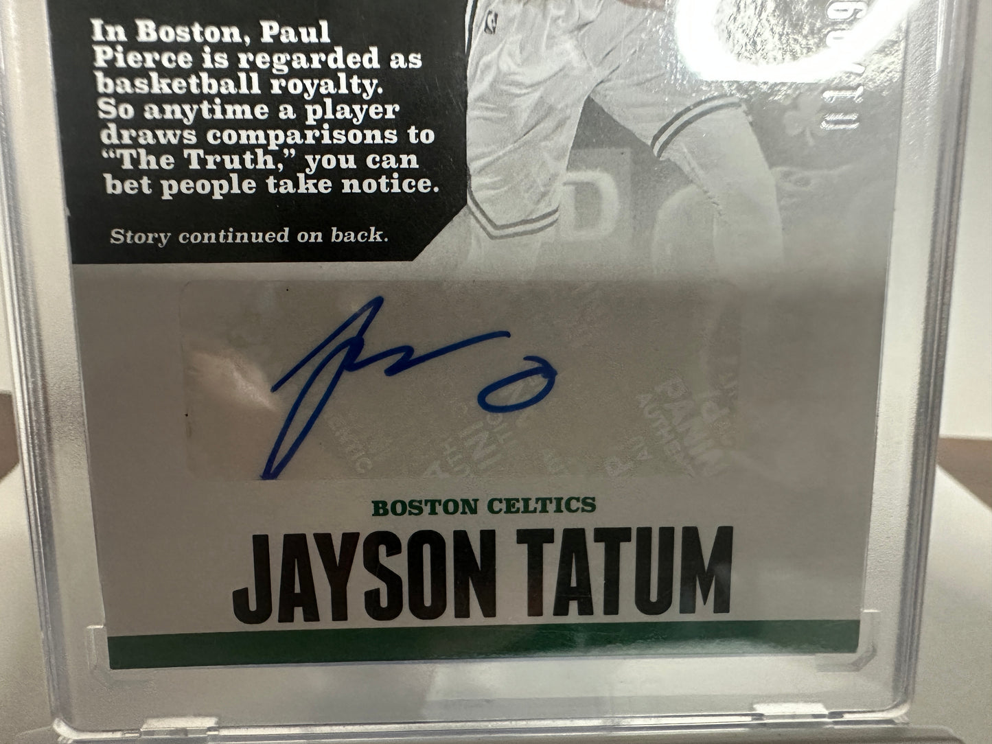 2018 Panini Chronicles Jayson Tatum Auto Numbered 1/99! First on Print!