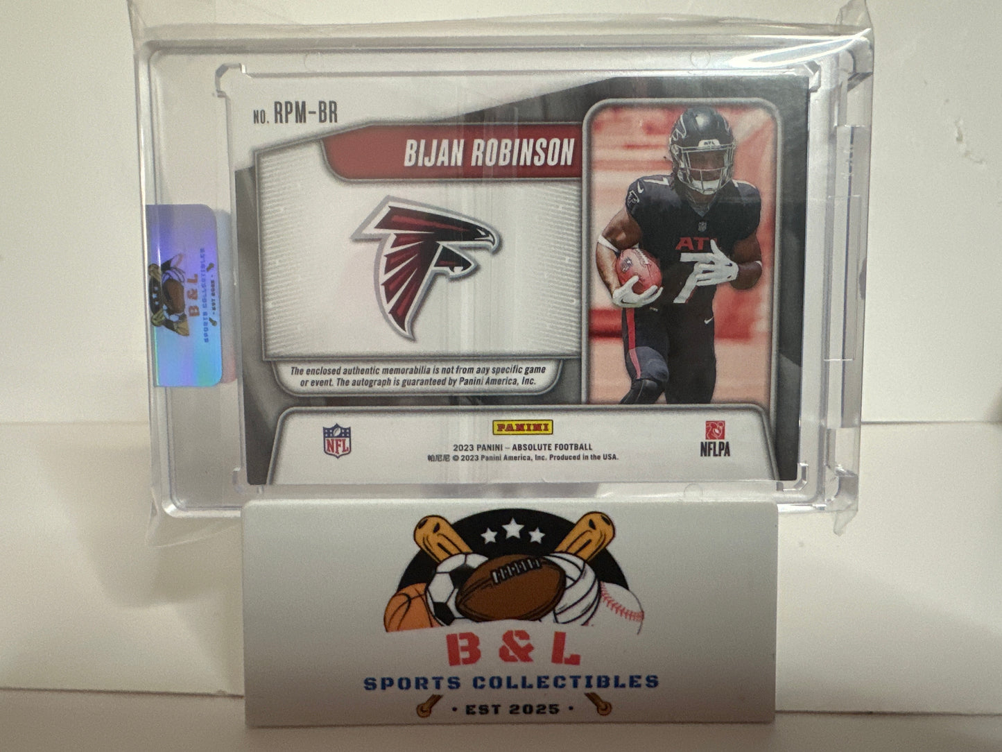 2023 Panini Absolute Rookie Premiere Materials /199 Bijan Robinson RapA Auto RC 187/199 🔥🔥