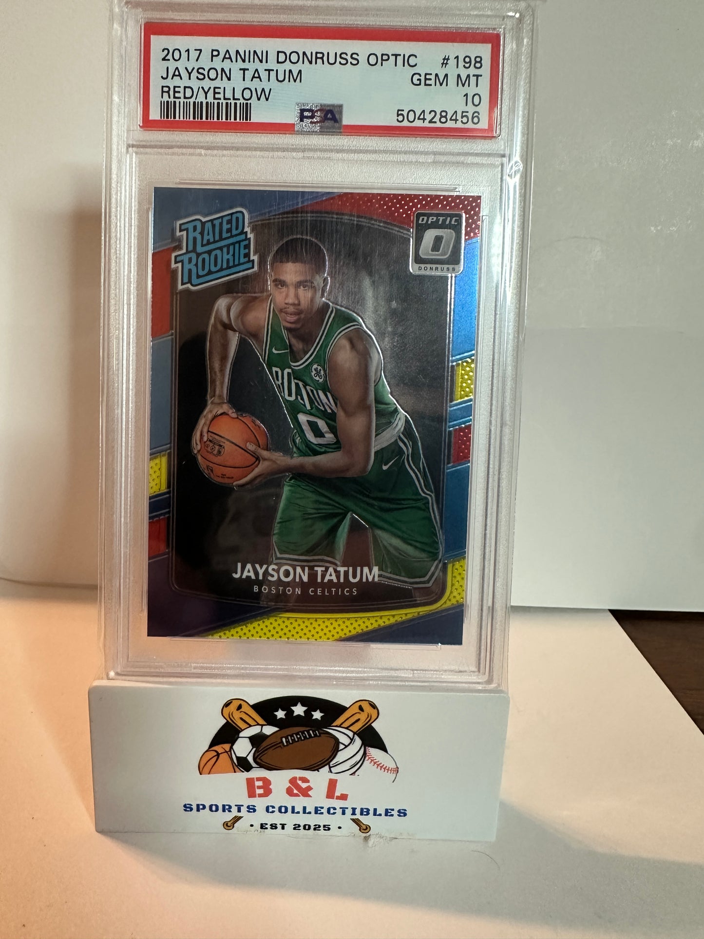2017 Panini Donruss Optic Jayson Tatum Rated Rookie PSA 10 Gem Mint 💎