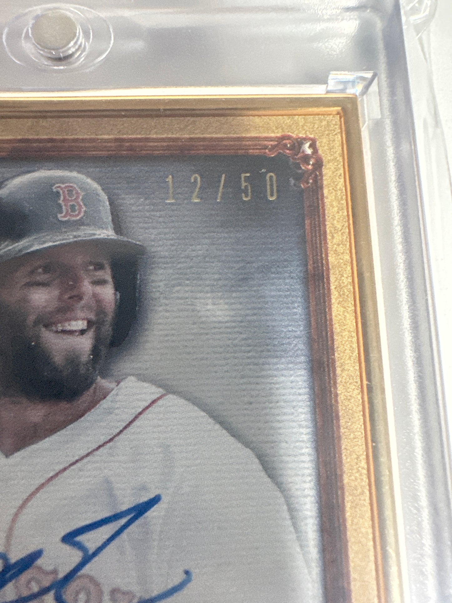 2023 Topps Gilded Collection Dustin Pedroia Gold Auto 12/50 🔥