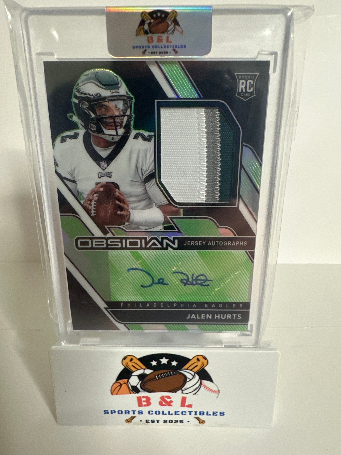 2020 Obsidian Jalen Hurts RPA 43/50 Auto Color Match 🔥🔥