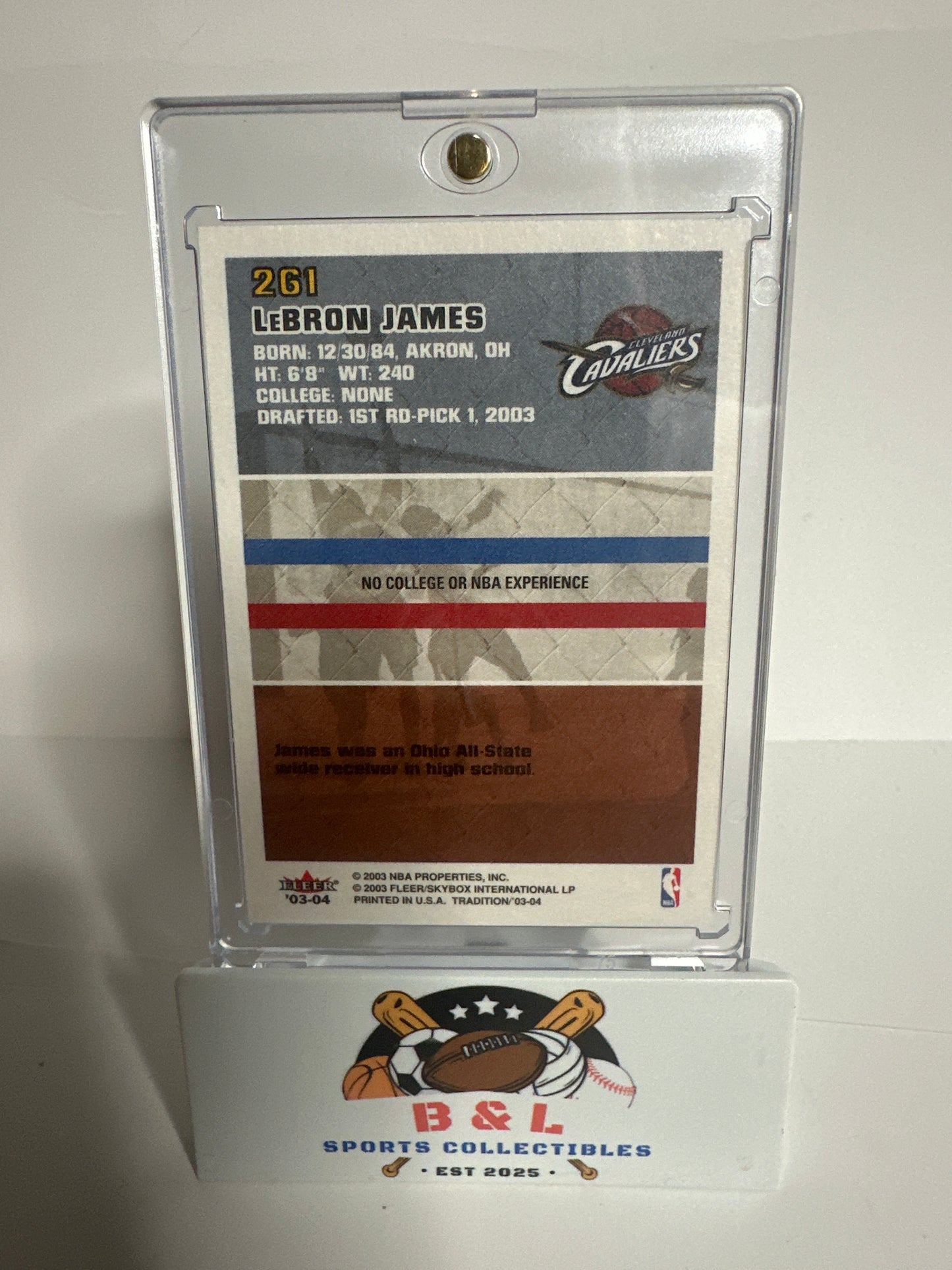 2003 Fleer Tradition LeBron James Rookie Card!! 🔥🔥💥💥 (sent to PSA)