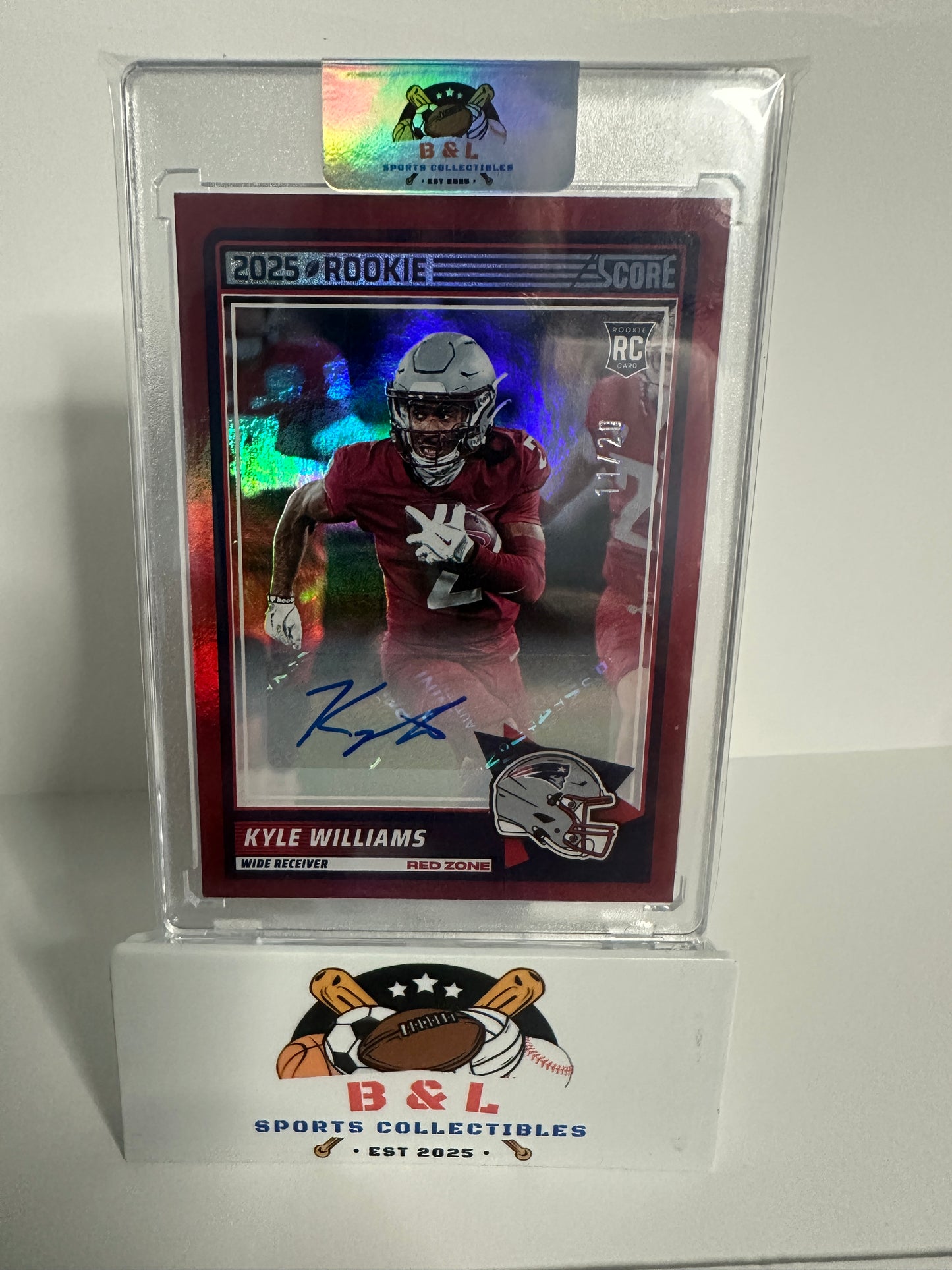 2025 Score Kyle Williams Rookie Auto 11/20 🔥