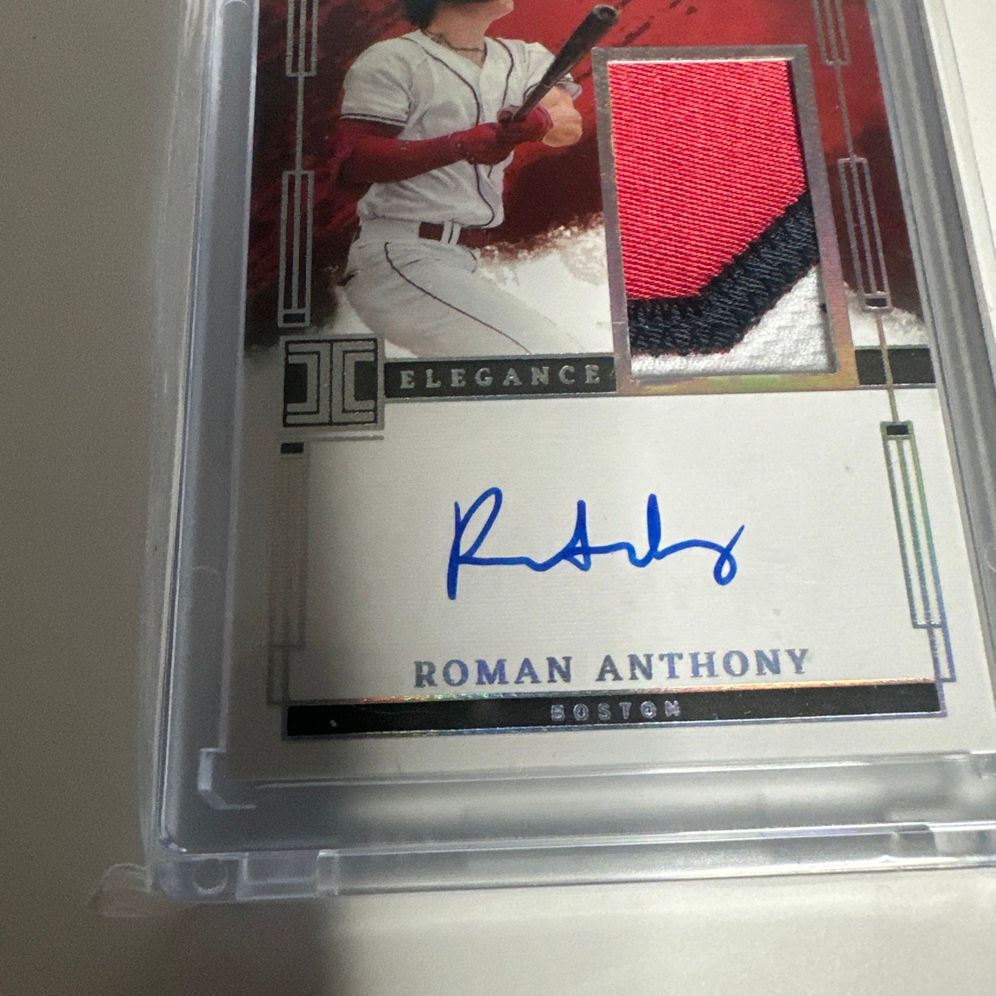 2024 Panini Impeccable Roman Anthony Elegance Patch Autograph 10/25 🔥🔥