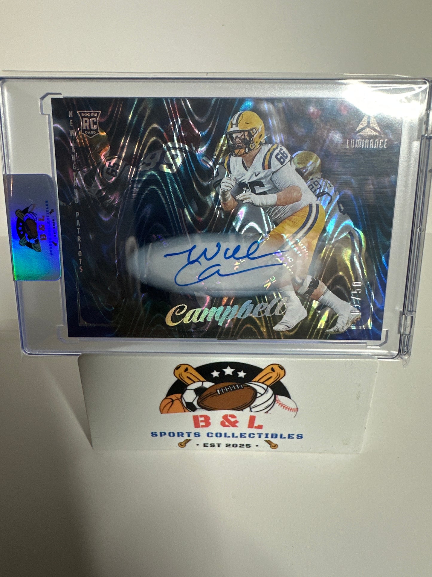 2025 Panini Luminance Will Campbell Auto Numbered 01/50 🔥 First on Print!