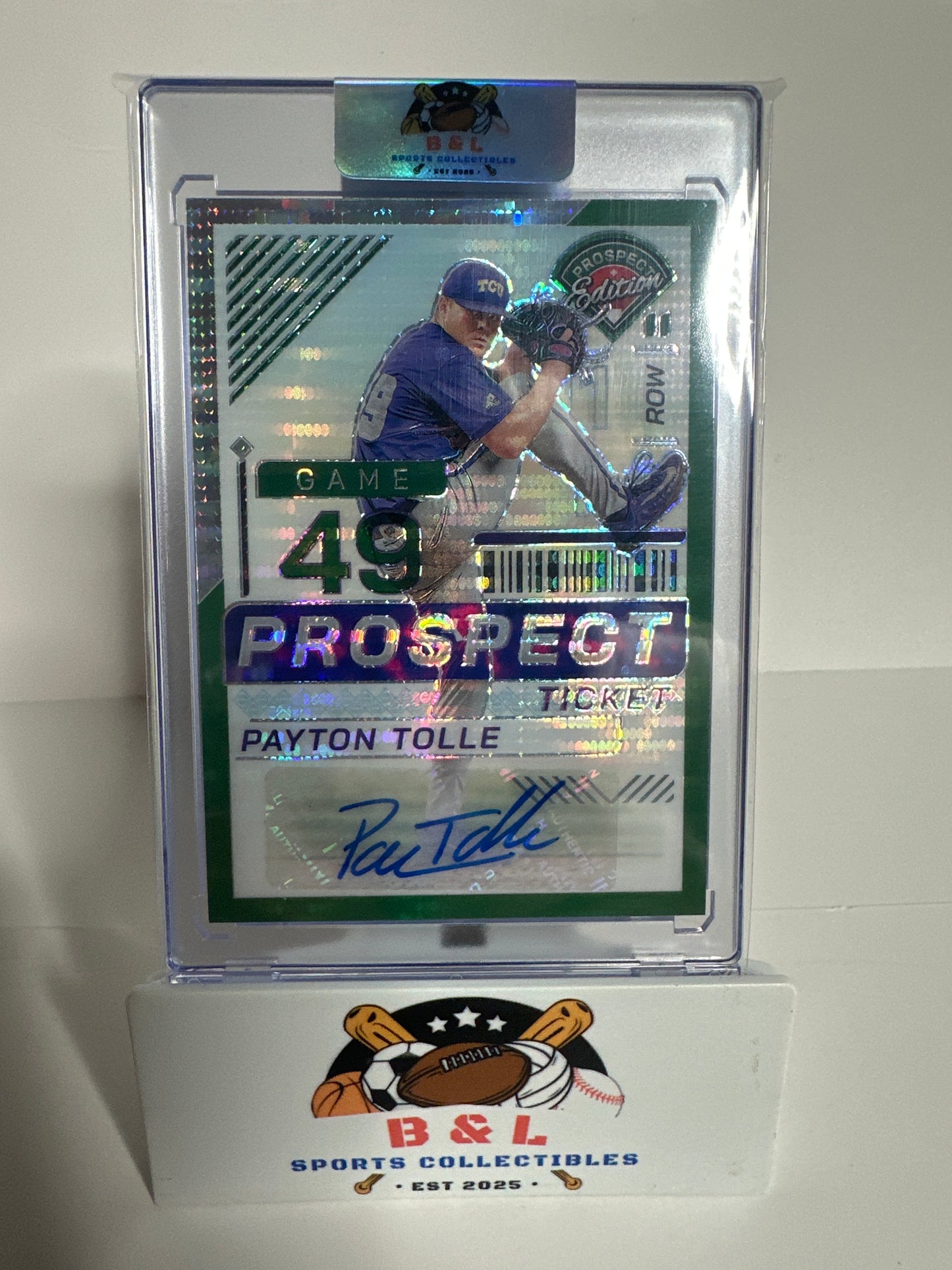 2024 Panini Prospect Ticket Payton Tolle Auto 17/25 😳