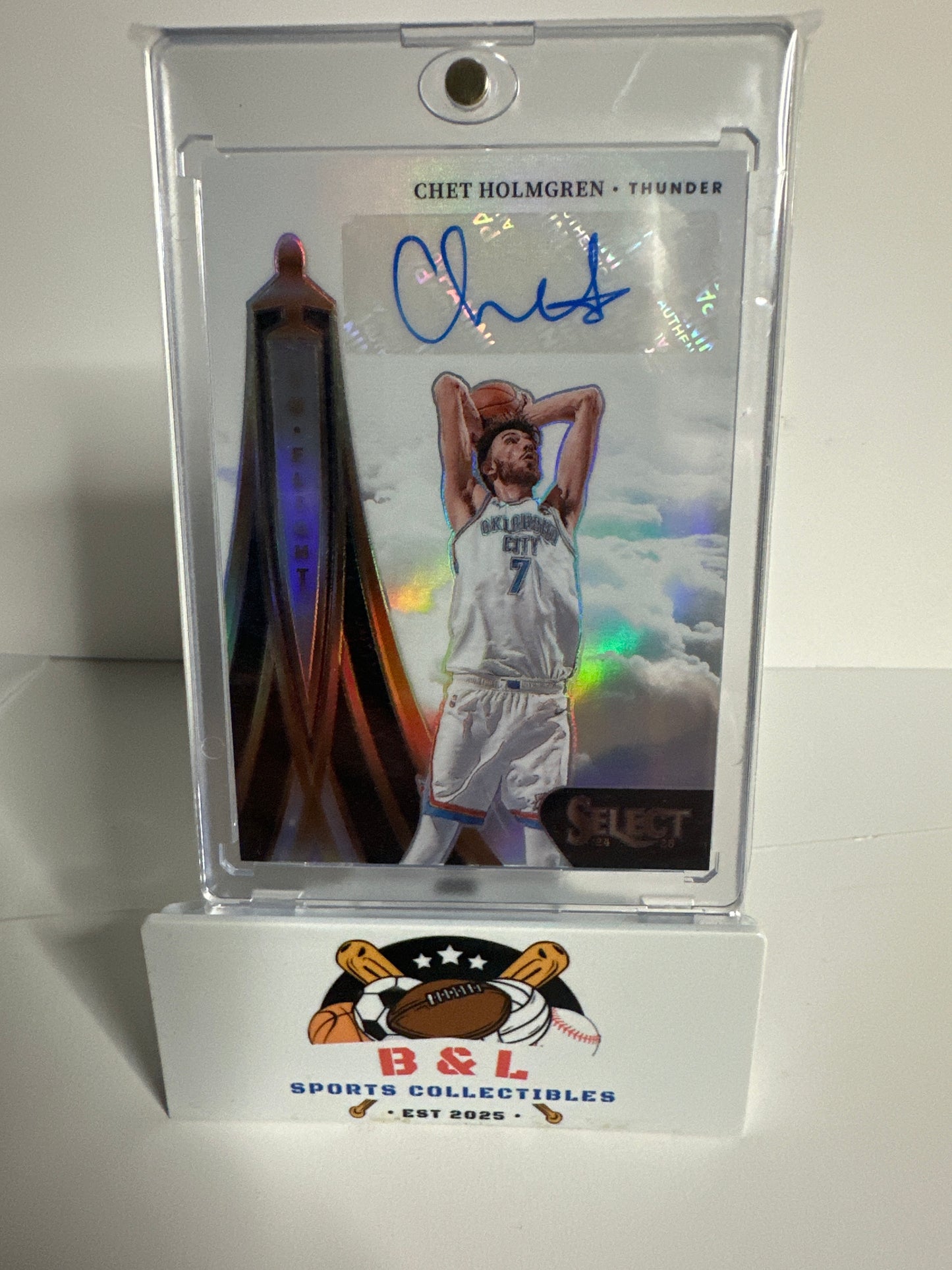 2024 Panini Select Prizm In-Flight Chet Holmgren Auto 29/99