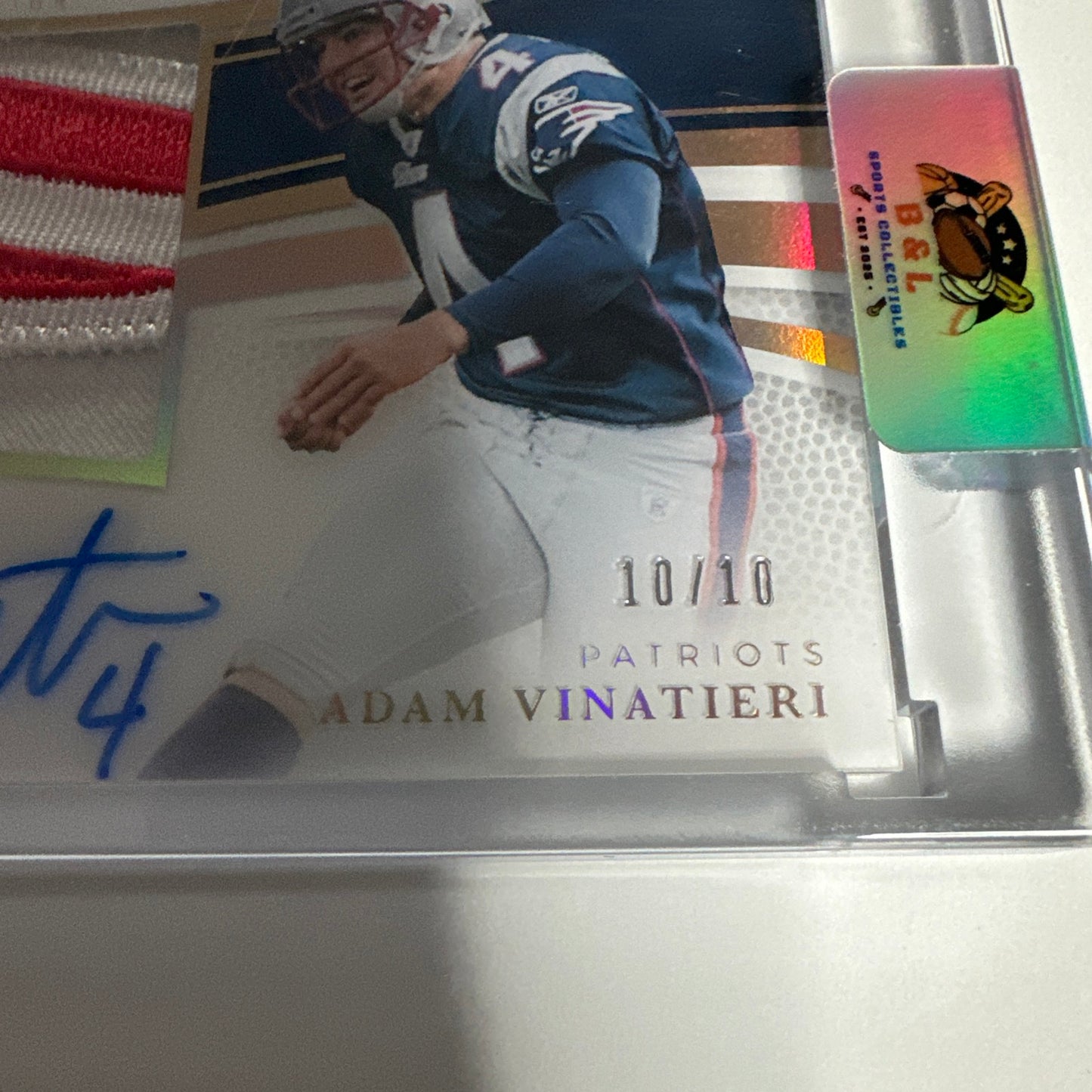 2025 Panini Immaculate Adam Vinatieri Premium Patch Auto 10/10 🔥🔥🔥😳😳