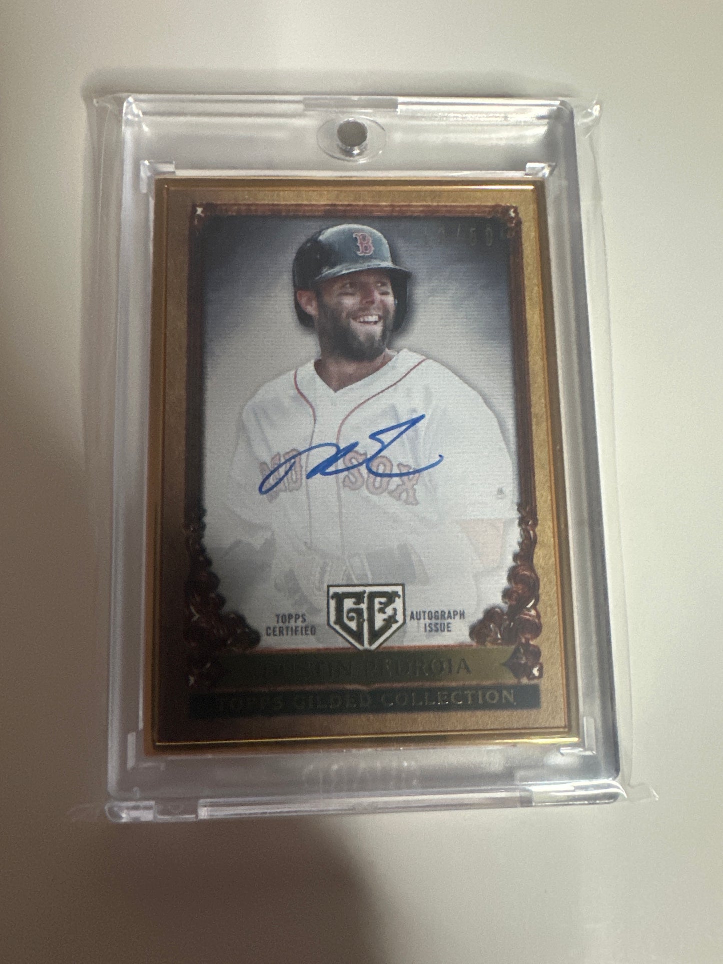 2023 Topps Gilded Collection Dustin Pedroia Gold Auto 12/50 🔥