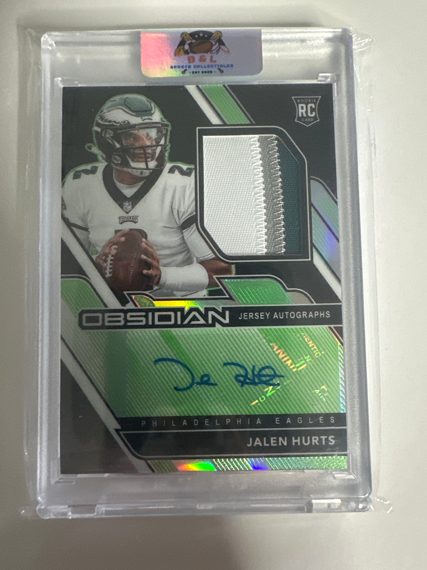 2020 Obsidian Jalen Hurts RPA 43/50 Auto Color Match 🔥🔥