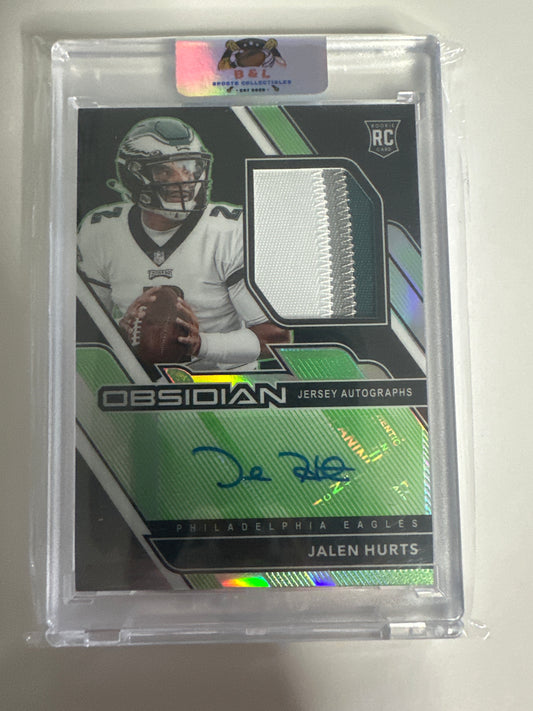 2020 Obsidian Jalen Hurts RPA 43/50 Auto Color Match 🔥🔥