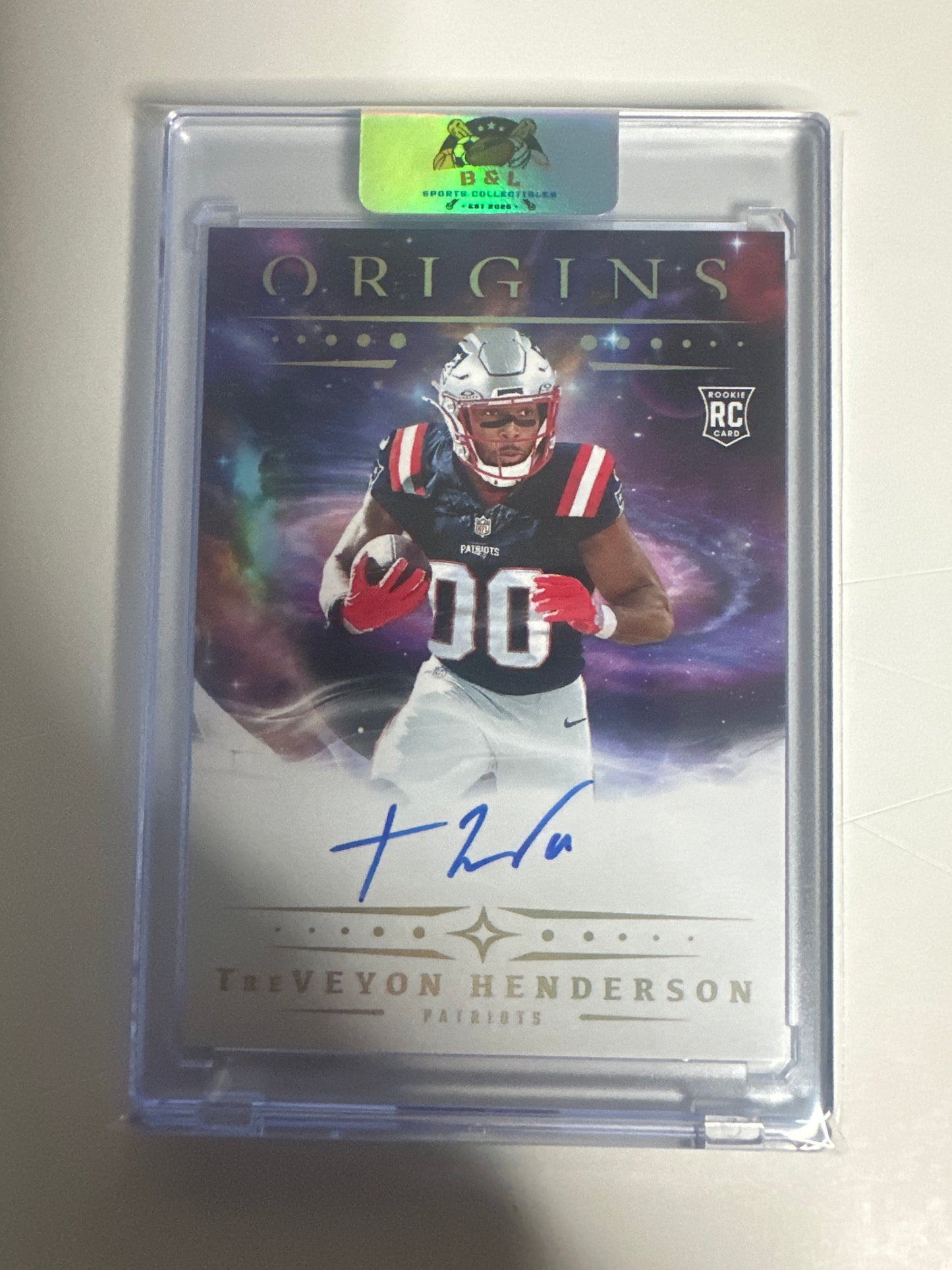 2025 Panini Origins TreVeyon Henderson on card Auto! 🔥