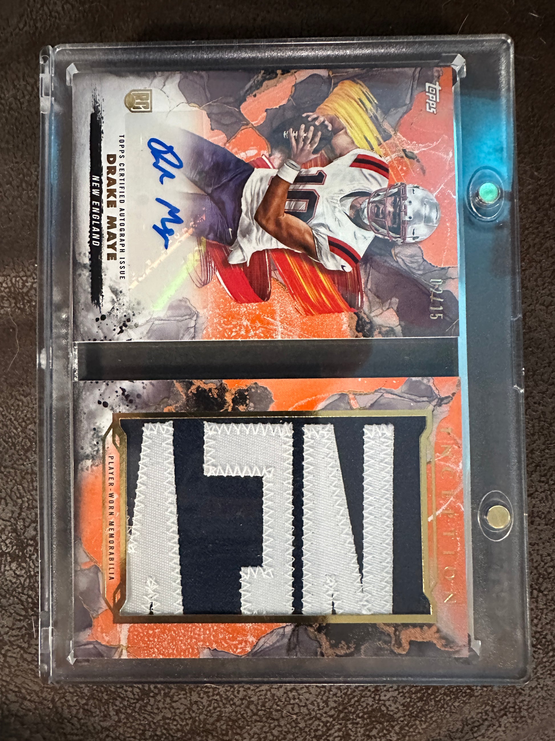 Drake Maye Auto/Patch Booklet