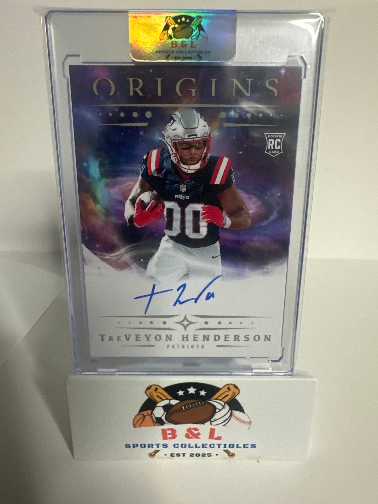 2025 Panini Origins TreVeyon Henderson on card Auto! 🔥