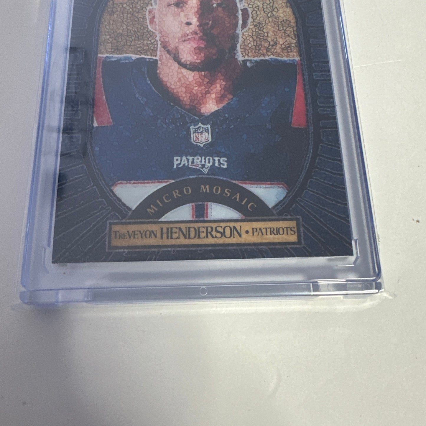 2025 Mosaic TreVeyon Henderson MICRO MOSAIC RC #8 Patriots SSP🔥CASE HIT🔥