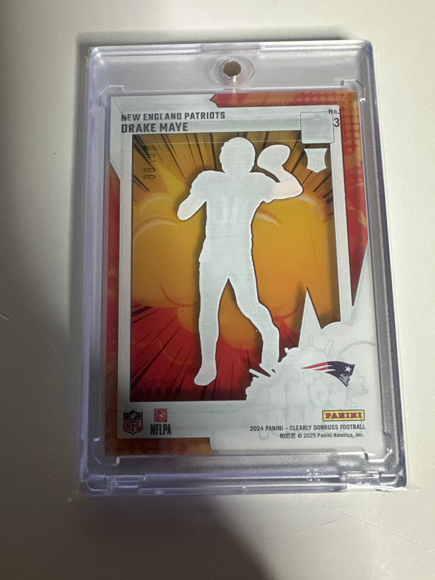 2024 Panini Donruss Clearly Drake Maye Bomb Squad 💣 99/99! Last on Print! 🔥🔥