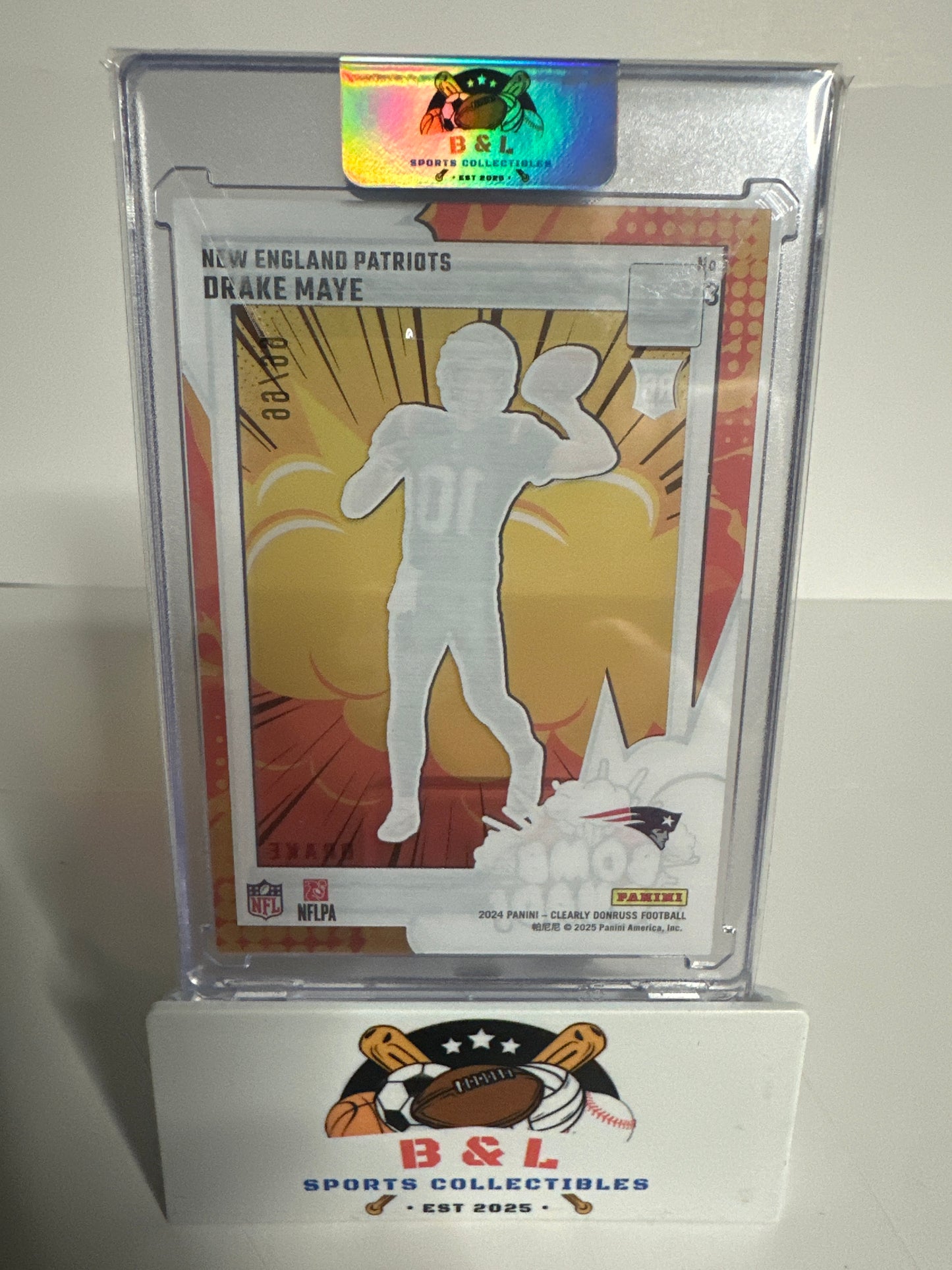 2024 Panini Donruss Clearly Drake Maye Bomb Squad 💣 99/99! Last on Print! 🔥🔥