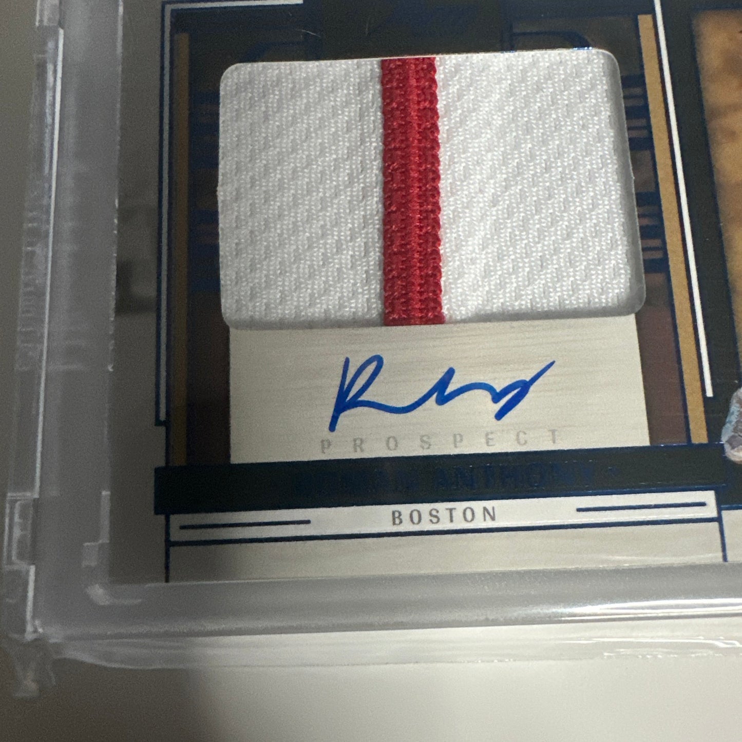 2024 Panini Three and Two Roman Anthony RPA Auto 19/32 JERSEY MATCH! 😳