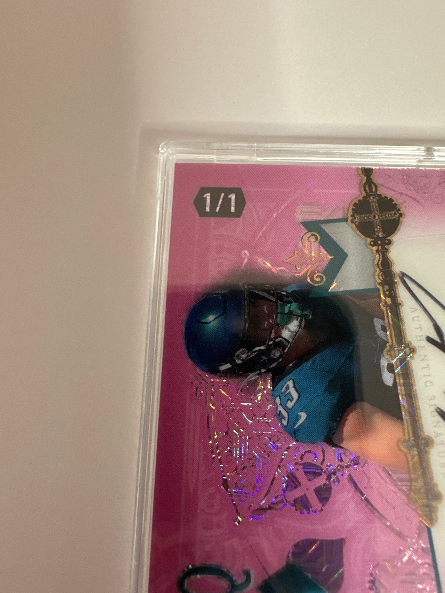 2024 Cooper DeJean AUTO Wild Card 5 Card Draw Pink Queen Of Diamonds Auto 1/1