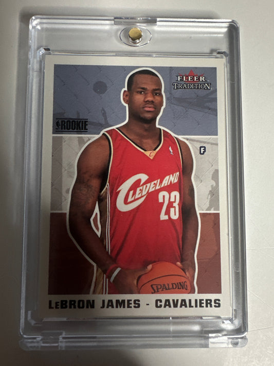 2003 Fleer Tradition LeBron James Rookie Card!! 🔥🔥💥💥 (sent to PSA)