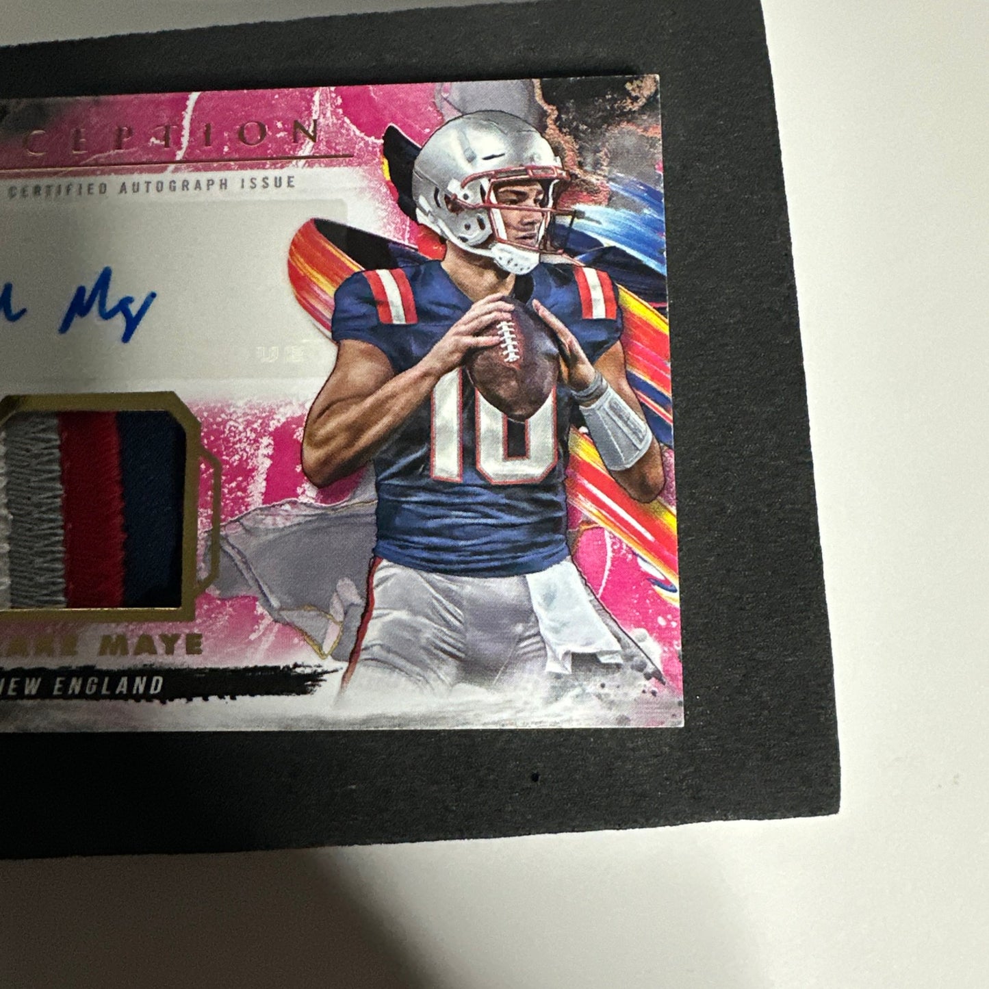 2024 Topps Inception Drake Maye Provenance 4 Color Patch Auto RPA 52/99 🔥🔥