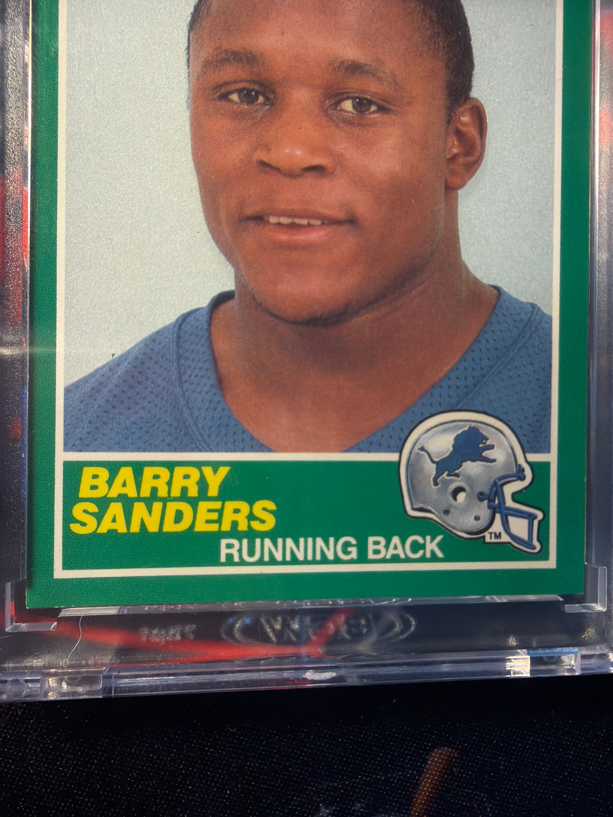 1989 Score - 1989 Rookie Barry Sanders #257 (RC) card
