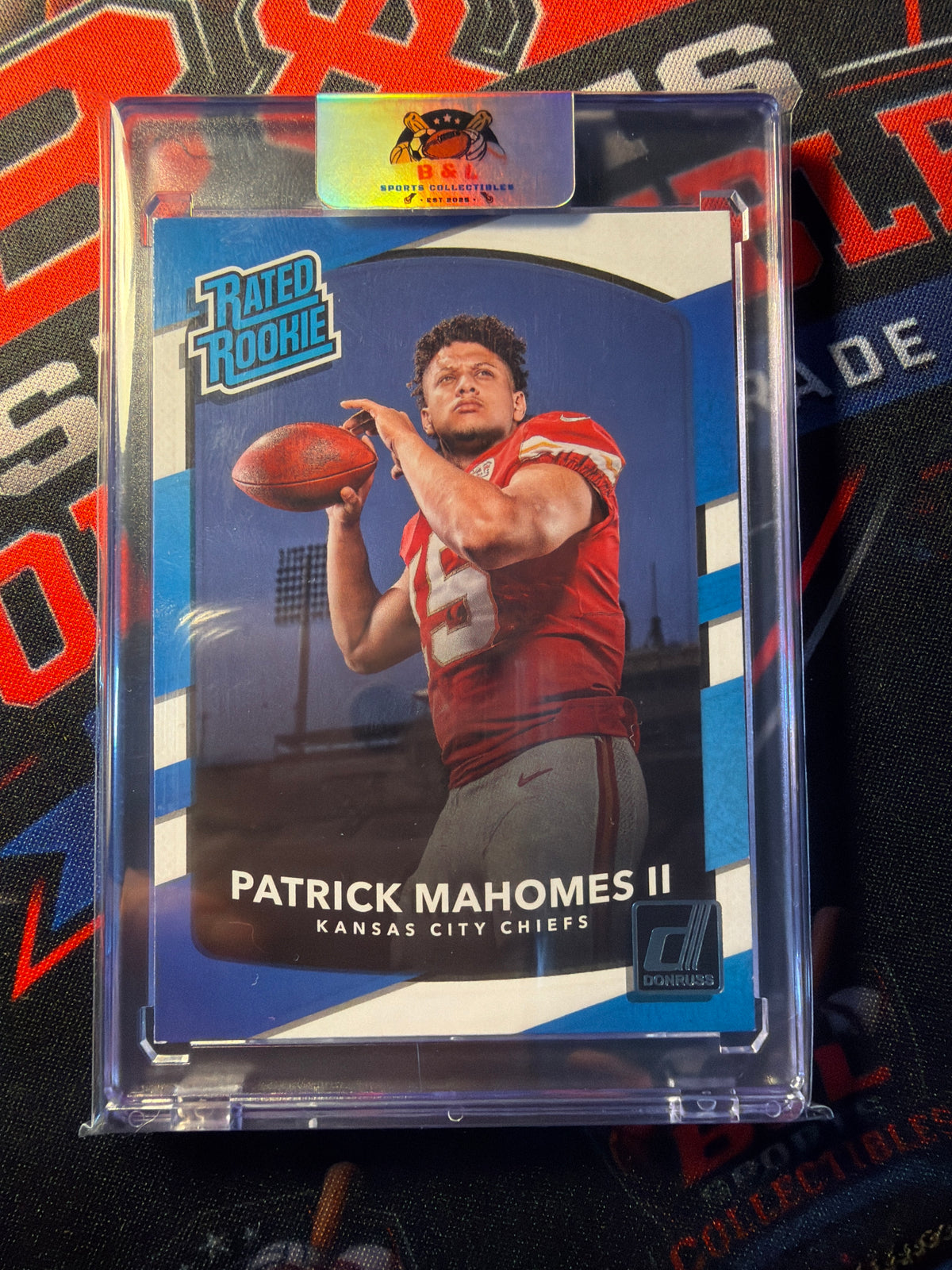 2017 Panini Donruss Patrick Mahomes II Rated Rookie RC #327 Base