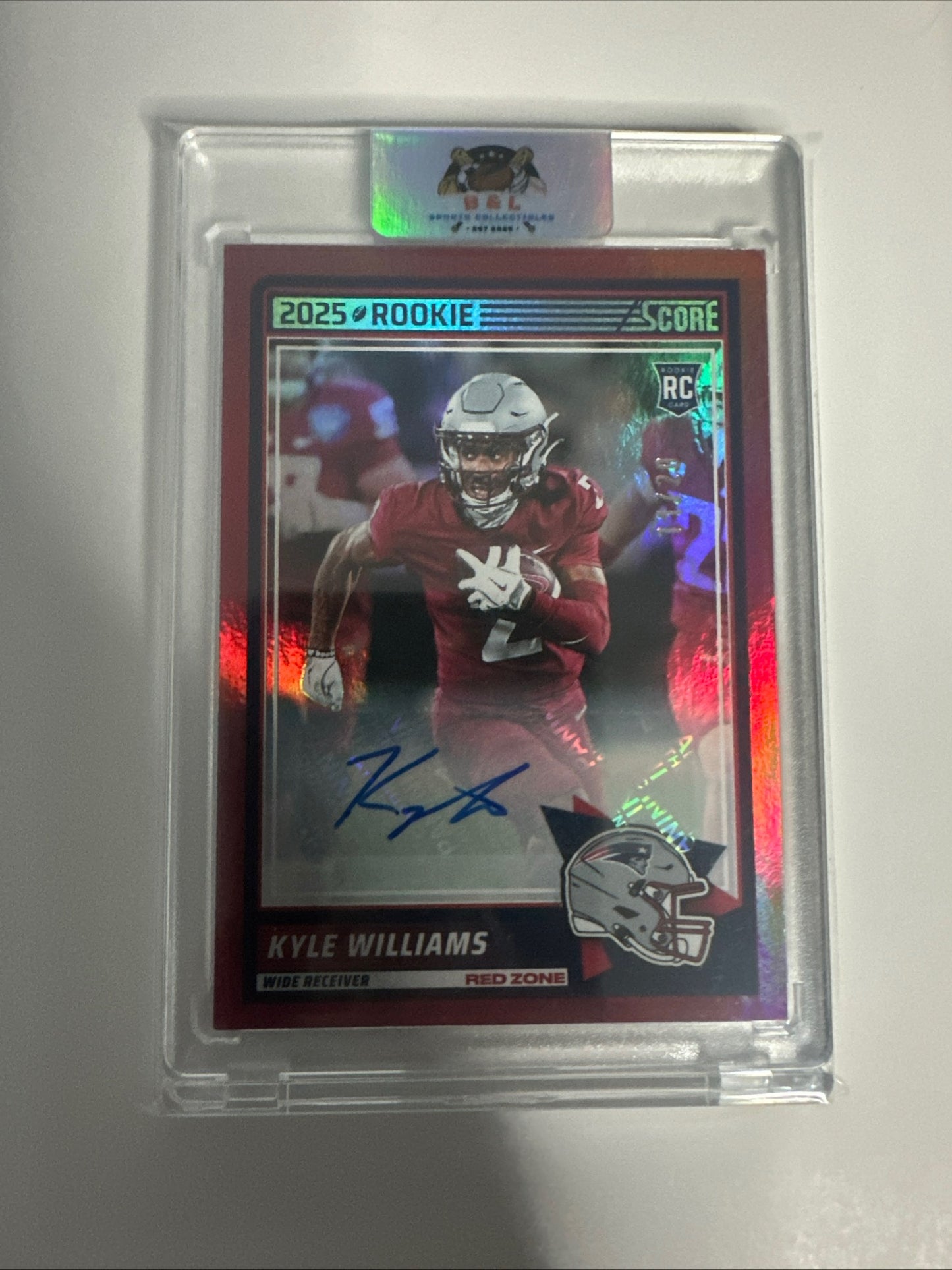 2025 Score Kyle Williams Rookie Auto 11/20 🔥