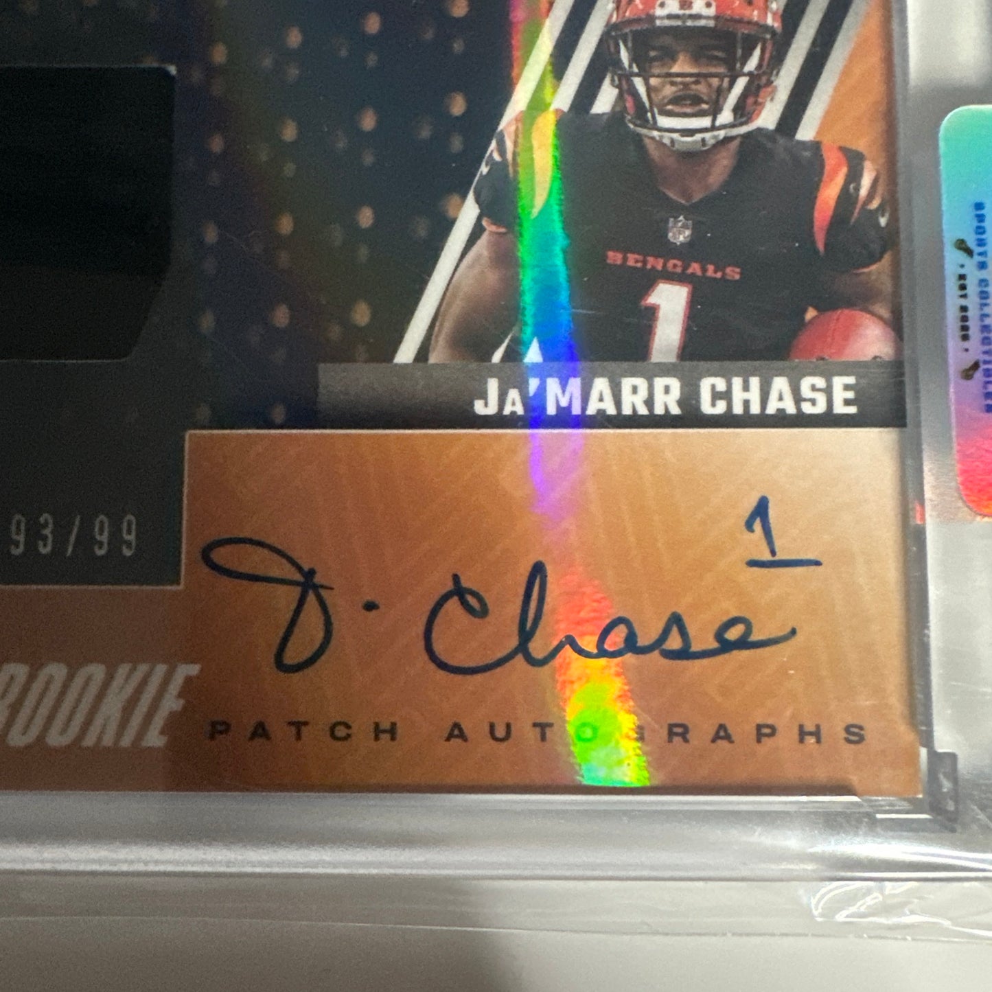 2021 Panini Zenith - Ja’marr Chase - Rookie Patch Auto RPA 93/99! 🔥🔥🔥