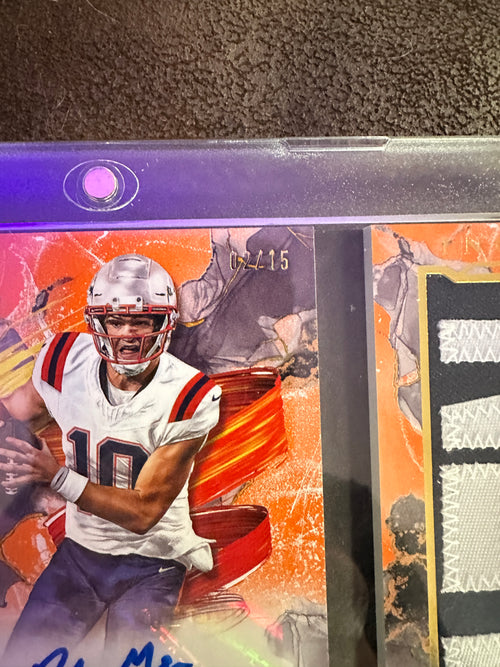 Drake Maye Auto/Patch Booklet