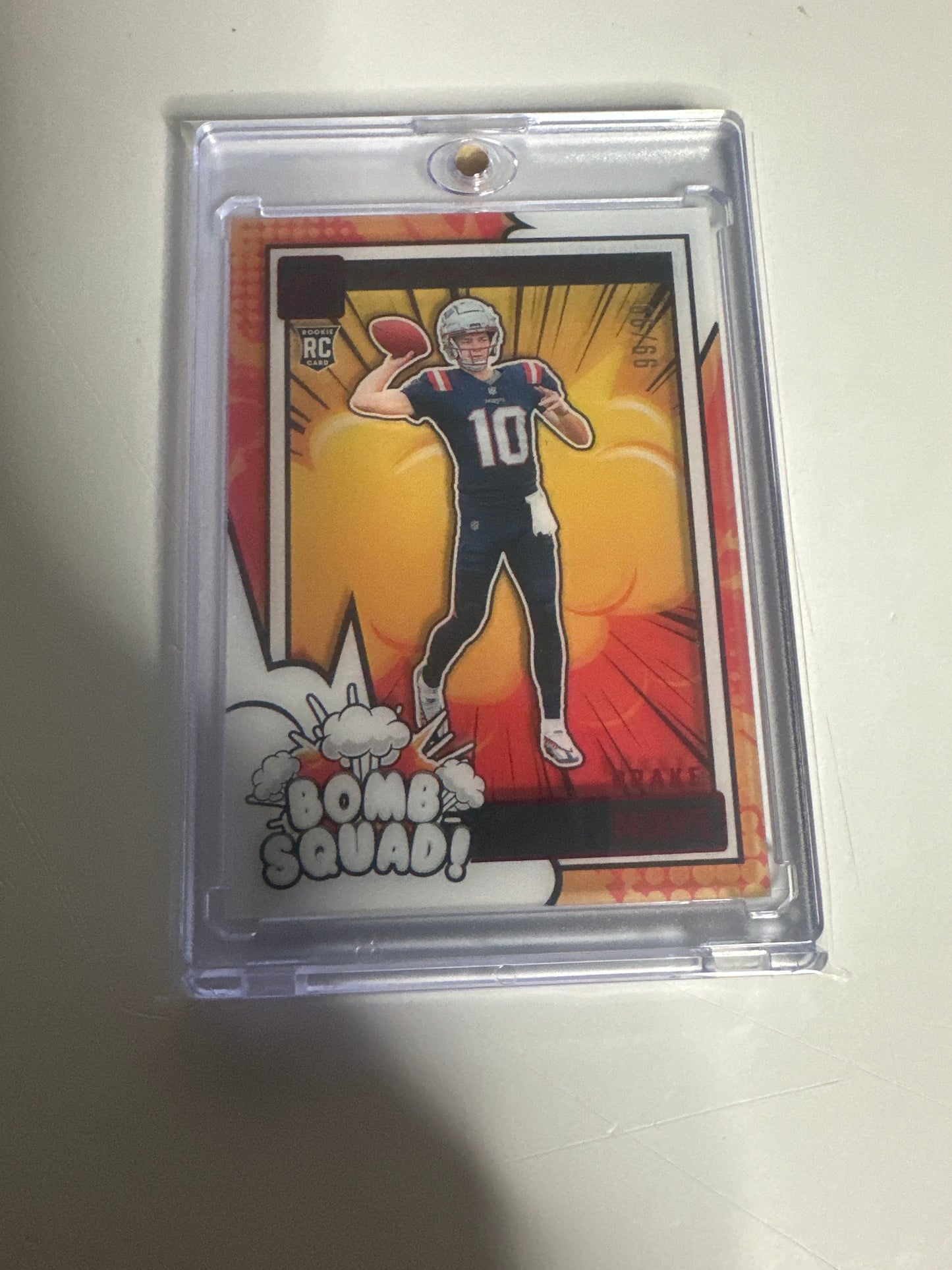 2024 Panini Donruss Clearly Drake Maye Bomb Squad 💣 99/99! Last on Print! 🔥🔥