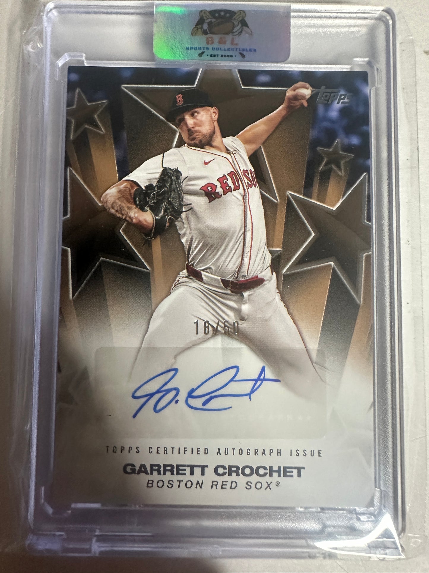 2025 Topps Baseball Stars Garret Crochet Autograph 18/50