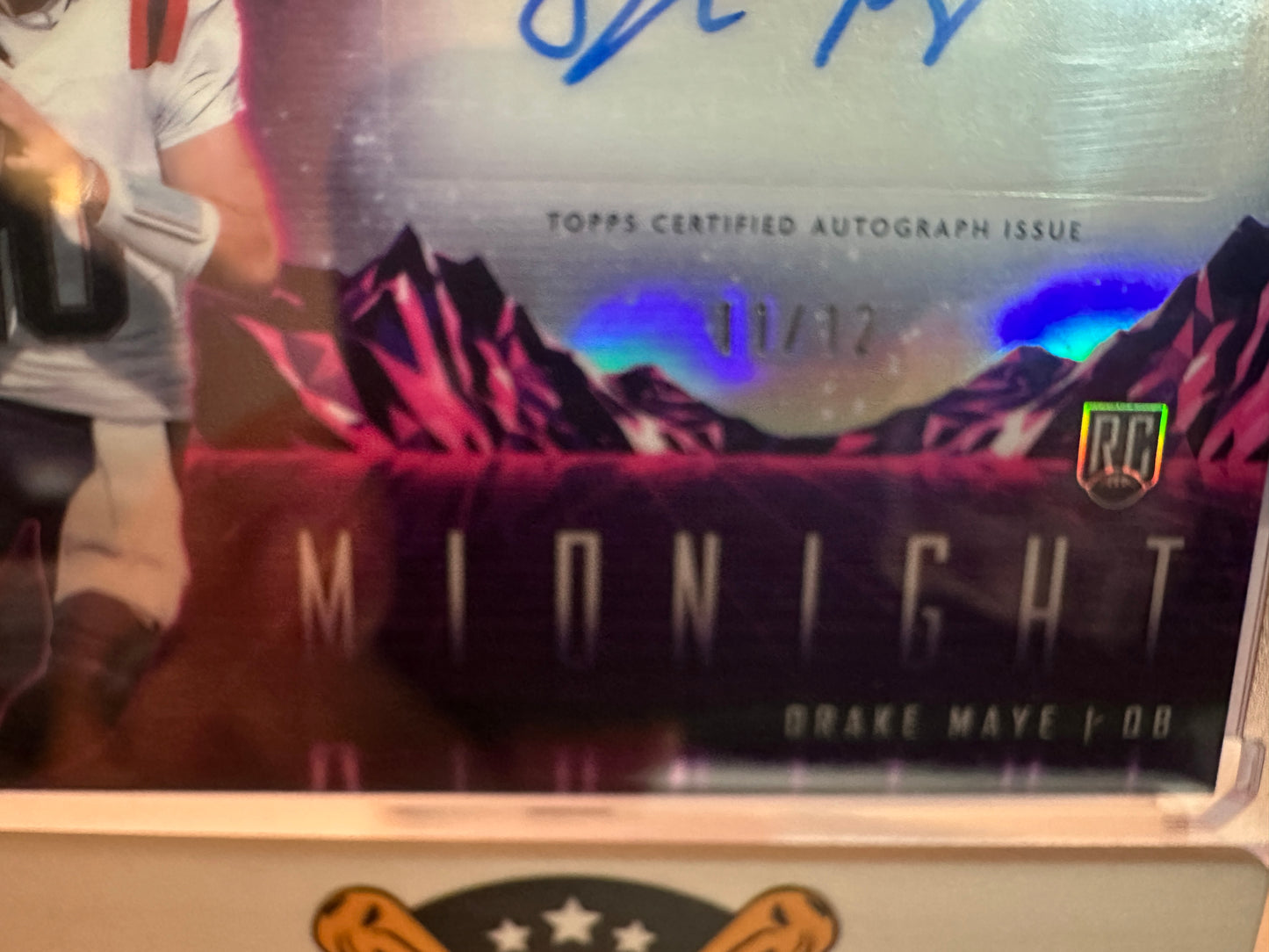 2024 Drake Maye Topps Inception Midnight Rookie AUTO 11/12! 😳🔥