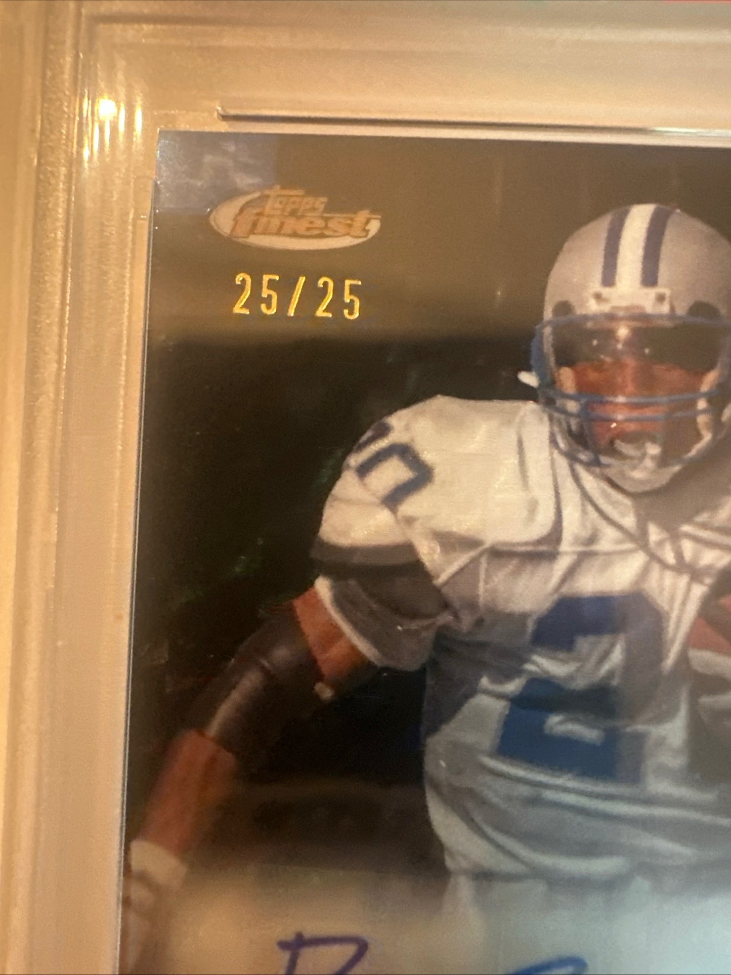 2024 Topps Finest-Barry Sanders Flashback PSA 10 GEM MINT with Auto PSA 10! 🔥 25/25 Bookend!