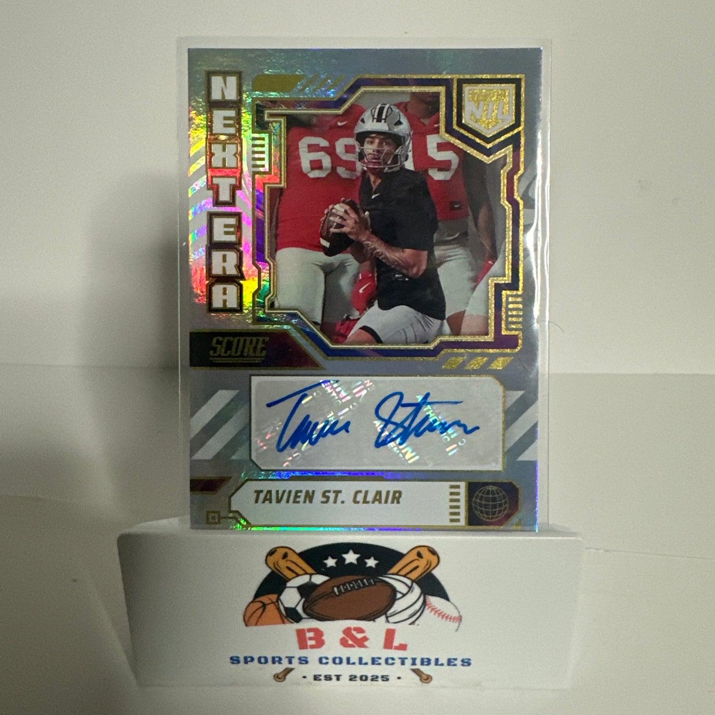 2025 Panini Score Tavien St. Clair NIL Next Era RC Auto Ohio State Autograph 🔥