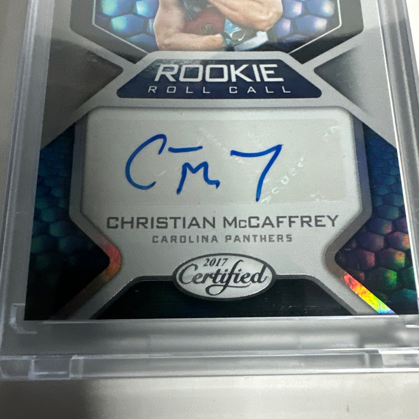 2017 Panini Certified Christian McCaffrey Rookie Roll Call Auto 11/50! 🔥🔥