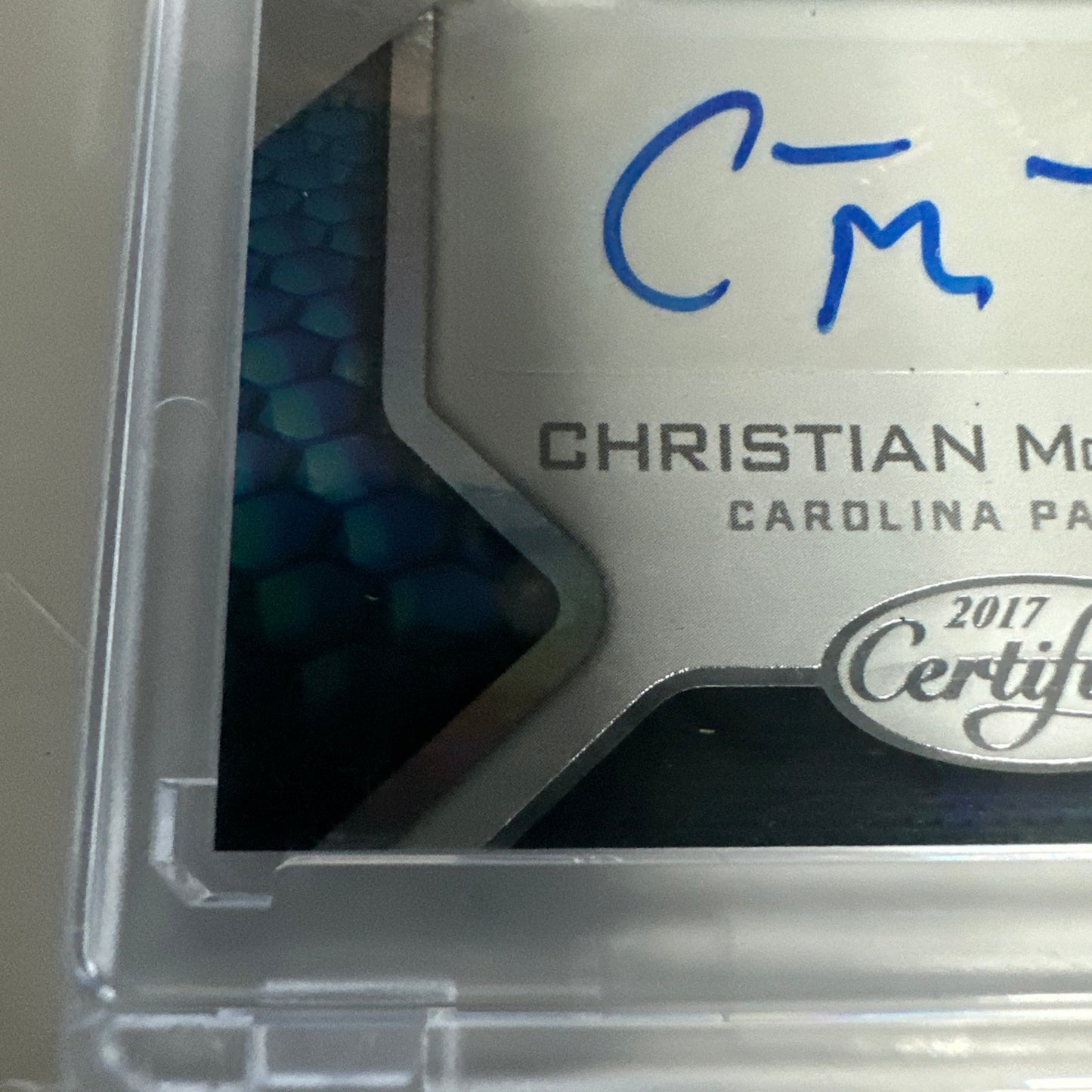 2017 Panini Certified Christian McCaffrey Rookie Roll Call Auto 11/50! 🔥🔥