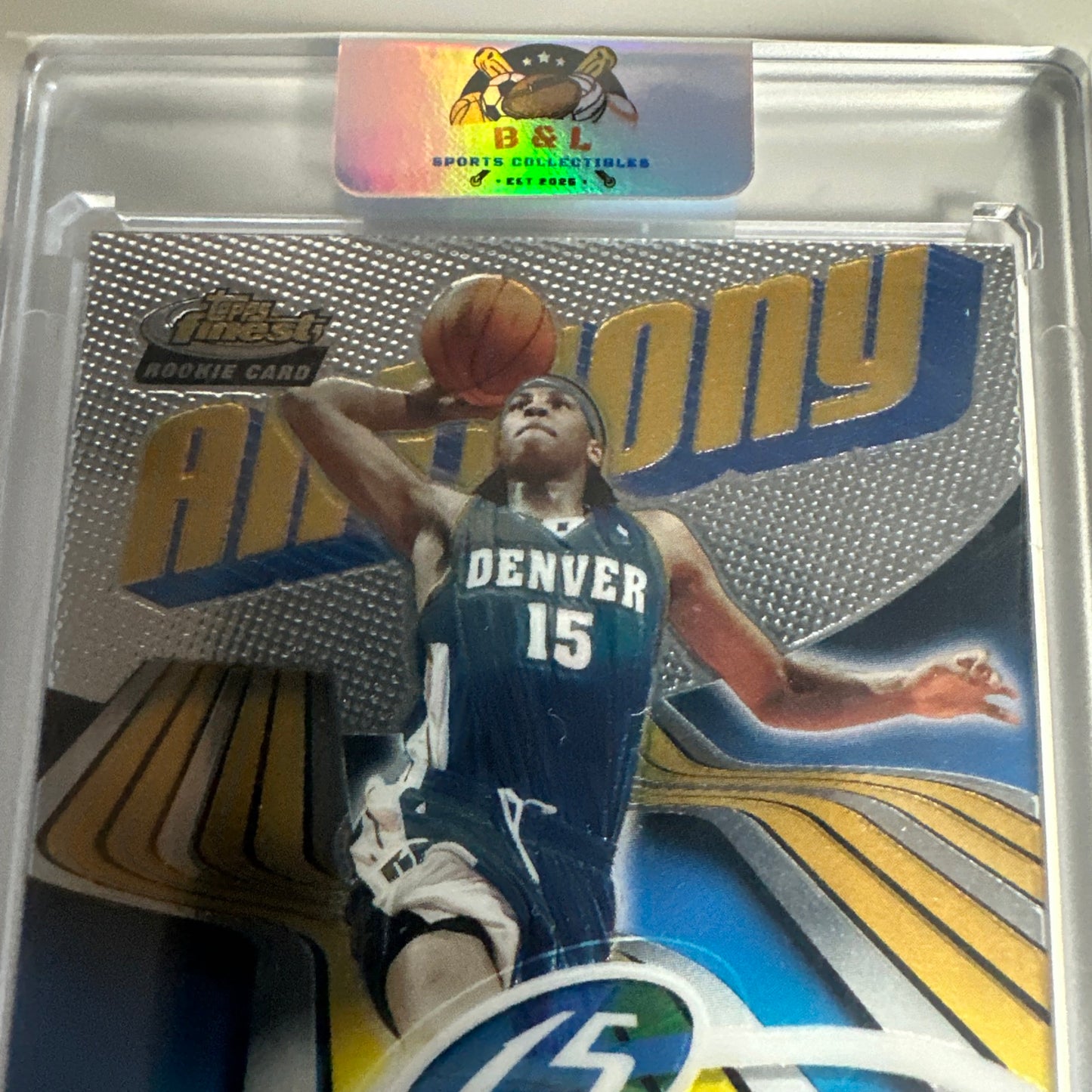 2002-23 Topps Finest Rookie Carmelo Anthony Auto 🔥 /999